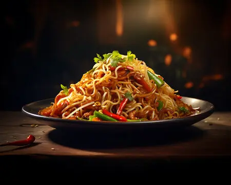 MXED HAKKA NOODLES